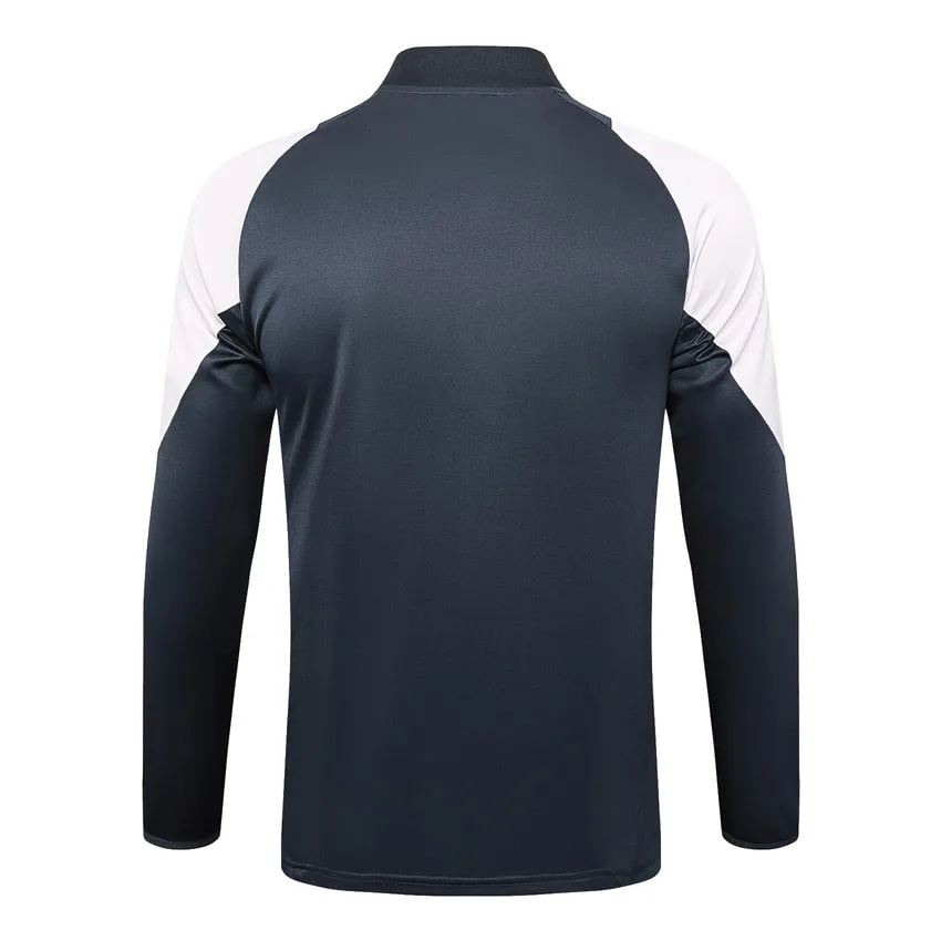Survetement Real Madrid Training 2024 2025 Noir Blanc 3 Survetement Real Madrid Training 2024 2025 Noir Blanc