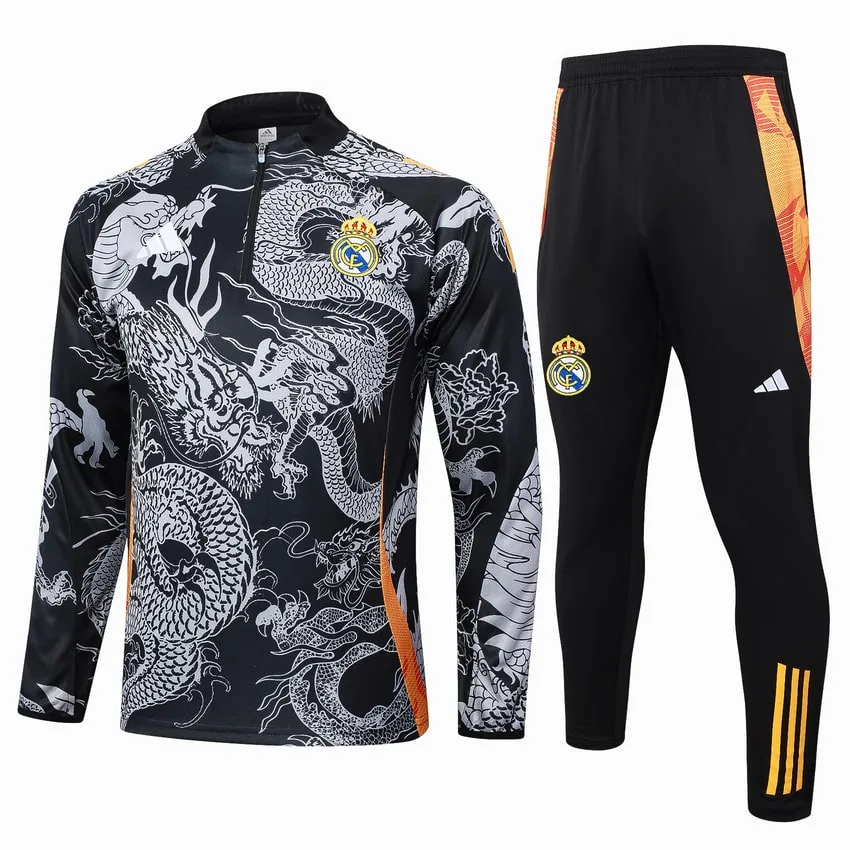 Survetement Real Madrid Training 2024 2025 Noir Nuit