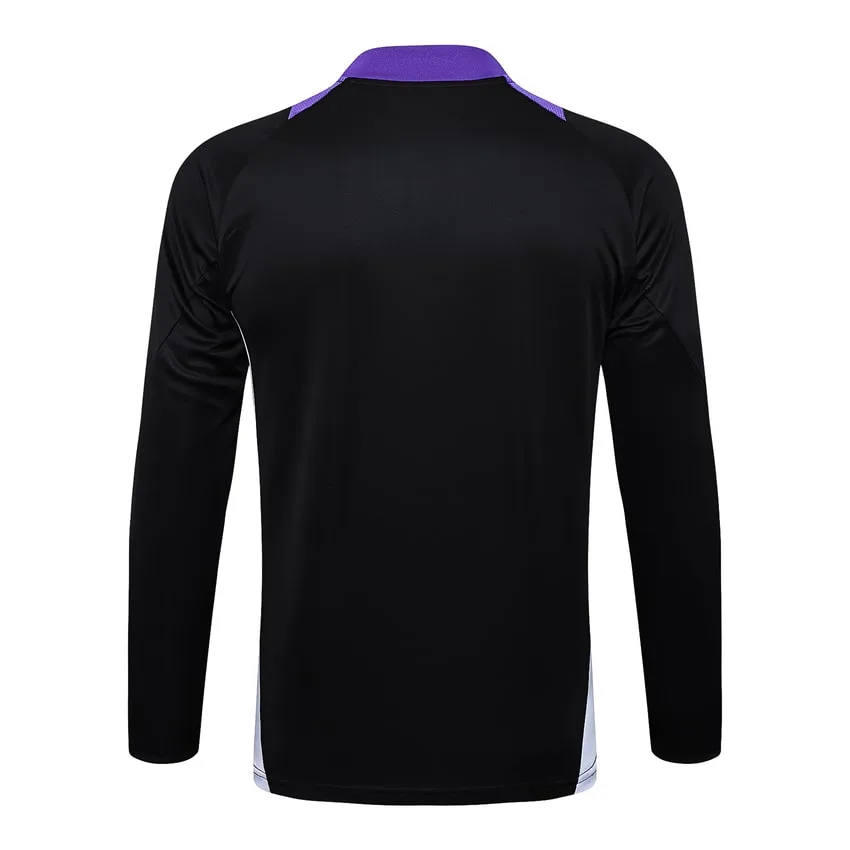 Survetement Real Madrid Training 2024 2025 Noir Violet