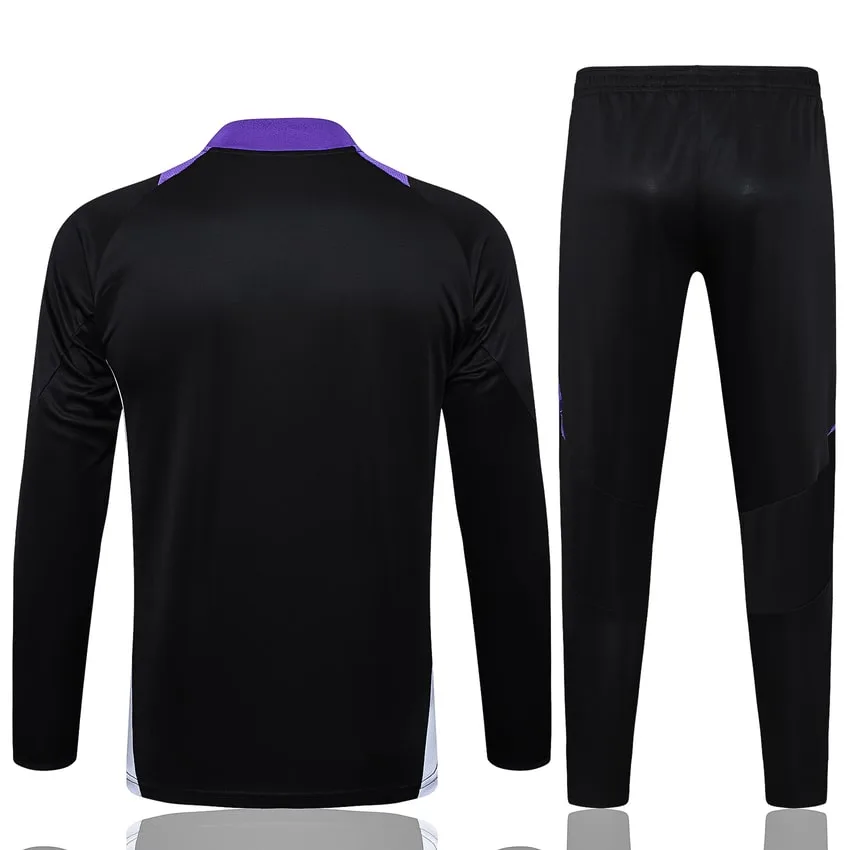Survetement Real Madrid Training 2024 2025 Noir Violet