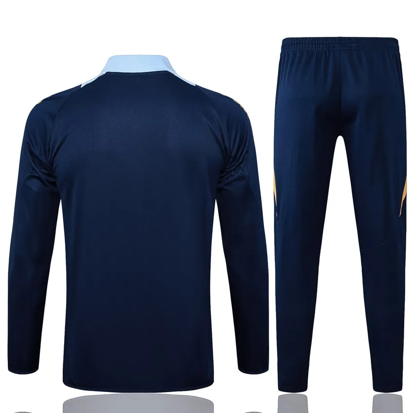 Survetement Real Madrid Veste 2024 2025 Bleu Sombre