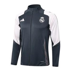 Real Madrid Tracksuit peleue 2024 2025 Black White