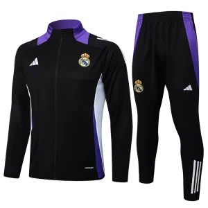 Real Madrid Tracksuit Peleti 2024 2025 Black Viole
