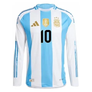 Maillot Argentine Domicile 2024 2025 Messi Manches Longues