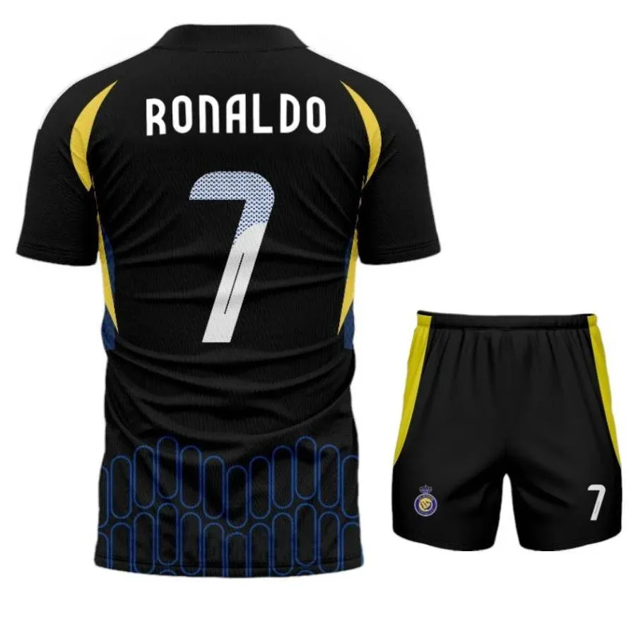 Maillot Kit Enfant AL Nassr Ronaldo Exterieur 2024 2025