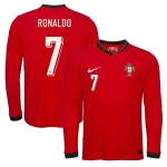 Maillot Portugal Domicile 2025 2026 Ronaldo Manches Longues