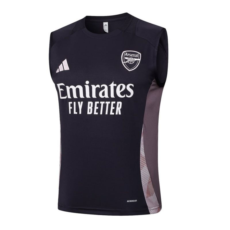 Debardeur Short Arsenal 2024 2025 Noir Sombre 2 Debardeur Short Arsenal 2024 2025 Noir Sombre