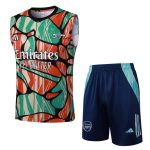 Debardeur Short Arsenal 2024 2025 Rouge Vert