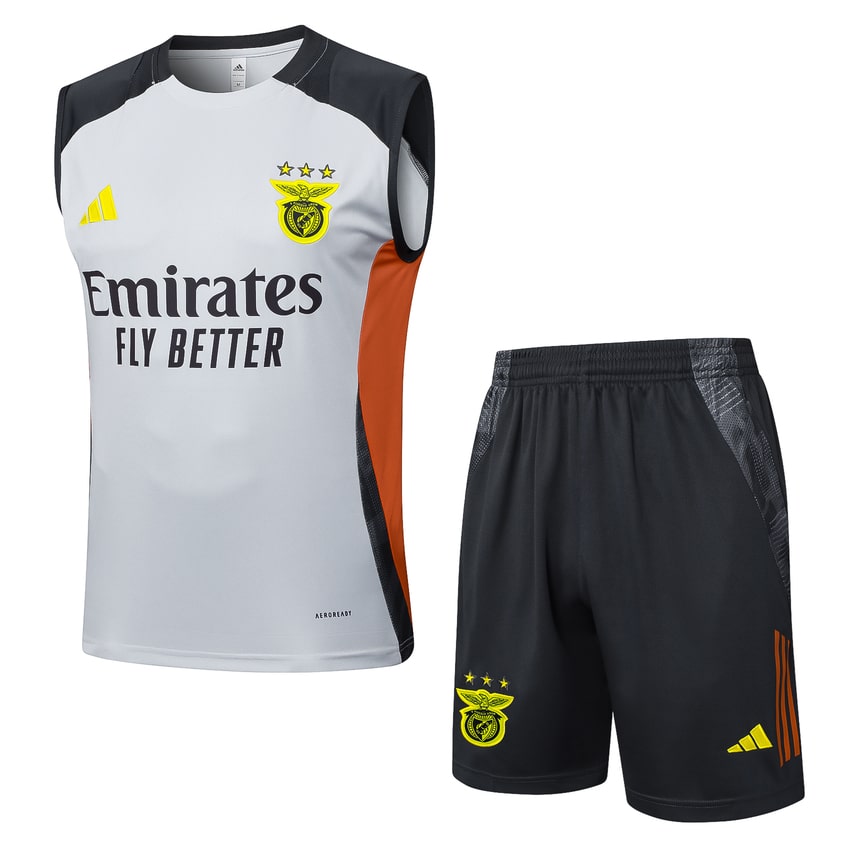 Debardeur Short Benfica 2024 2025 Blanc Noir