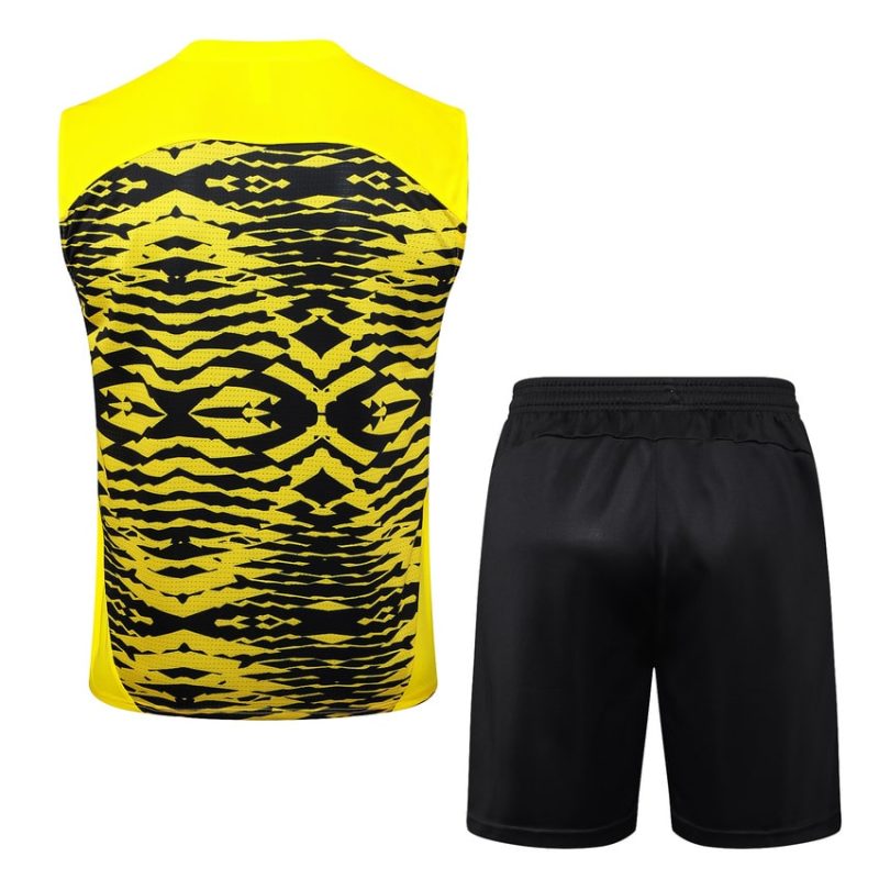 Debardeur Short Dortmund 2024 2025 Jaune Noir 4 Debardeur Short Dortmund 2024 2025 Jaune Noir