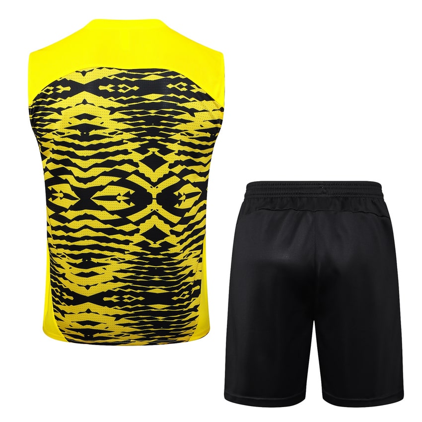 Debardeur Short Dortmund 2024 2025 Jaune Noir