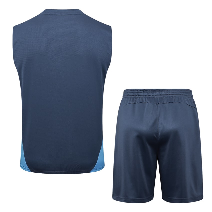 Debardeur Short Manchester City 2024 2025 Bleu