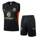 Debardeur Short Milan AC 2024 2025 Noir Sombre