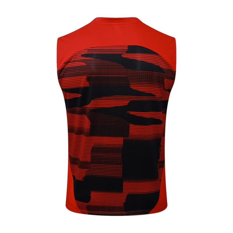 Debardeur Short Milan AC 2024 2025 Rouge Noir 3 Debardeur Short Milan AC 2024 2025 Rouge Noir