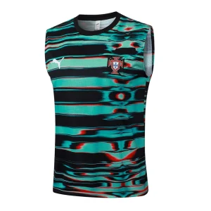 Portugal 2024 2025 Green Black Short Tank Top
