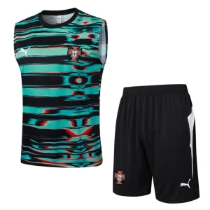 Portugal 2024 2025 Green Black Short Tank Top