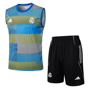 Tank Top Shorts Real Madrid 2024 2025 Blue Green