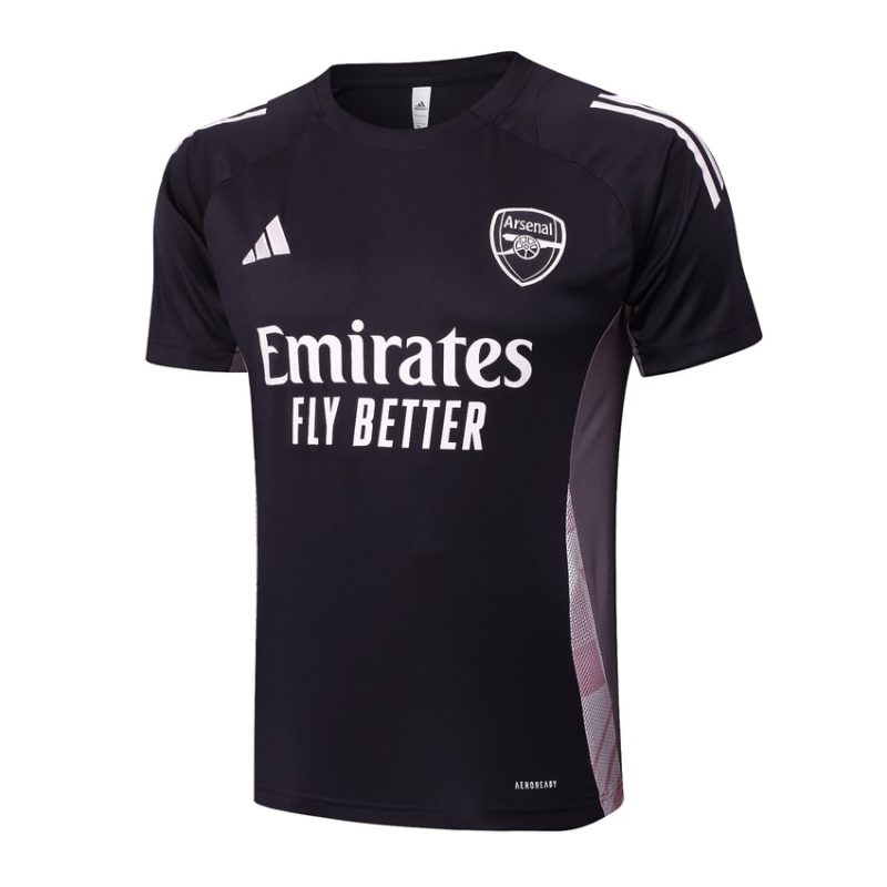Ensemble Maillot Short Arsenal 2024 2025 Noir Beige 2 Ensemble Maillot Short Arsenal 2024 2025 Noir Beige