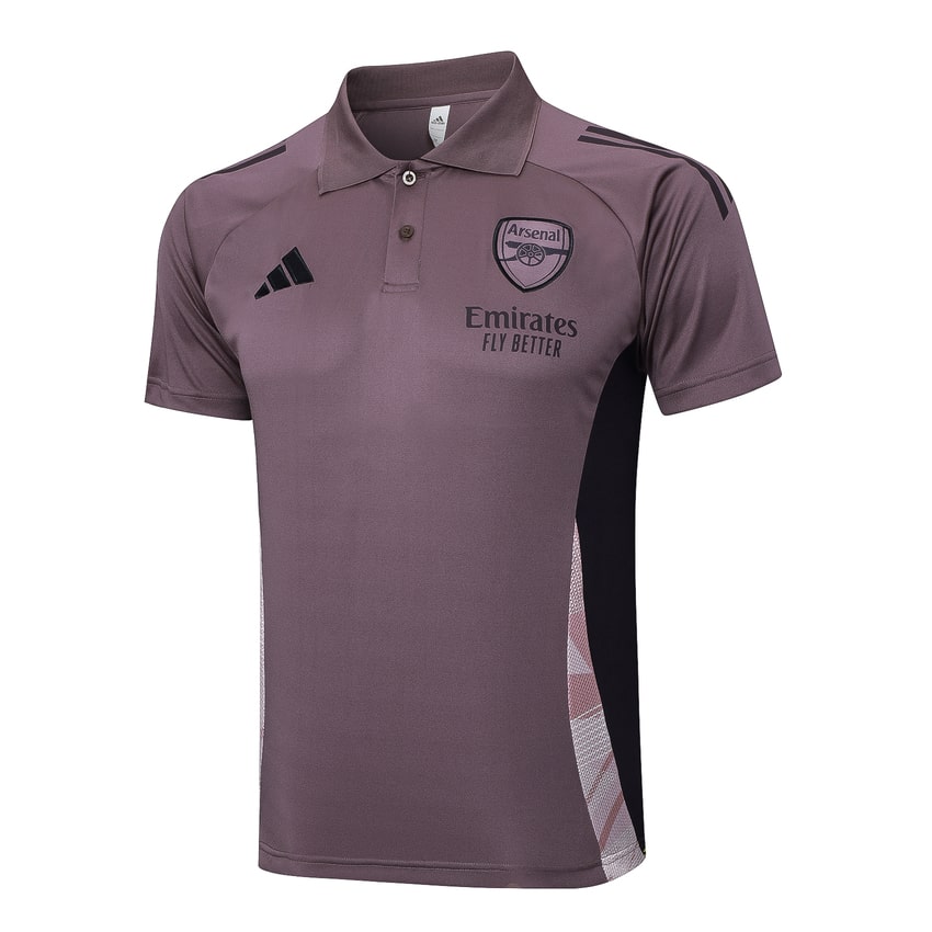 Survetement Arsenal Polo 2024 2025 Rose Foncé