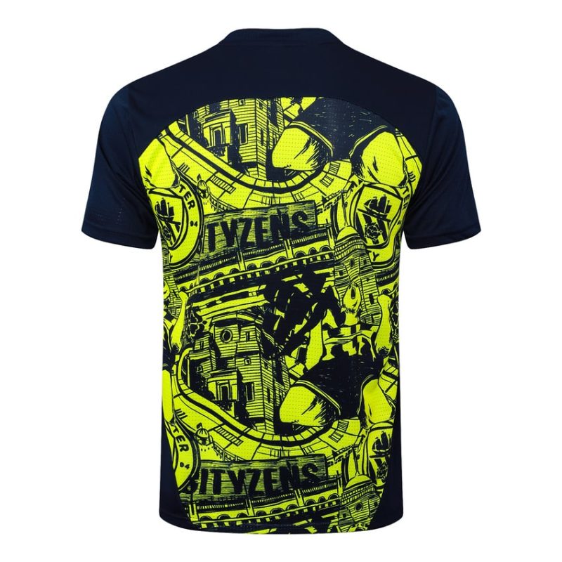 Ensemble Maillot Short Manchester City 2024 2025 Jaune Noir 3 Ensemble Maillot Short Manchester City 2024 2025 Jaune Noir