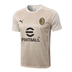 Ensemble Maillot Short Milan AC 2024 2025 Beige