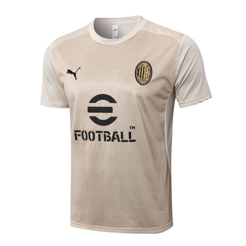 Ensemble Maillot Short Milan AC 2024 2025 Beige 2 Ensemble Maillot Short Milan AC 2024 2025 Beige