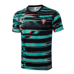 Ensemble Maillot Short Portugal 2024 2025 Vert Noir
