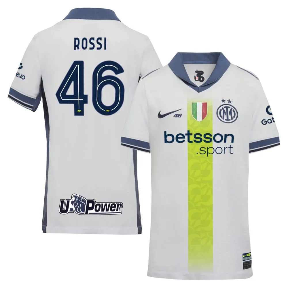 Maillot Enfant Inter Milan Exterieur 2024 2025 Rossi Edition Speciale VR46