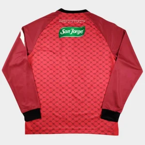 Áo đấu sân khách Palestine CL 2025 2026 màu đỏ tay dài