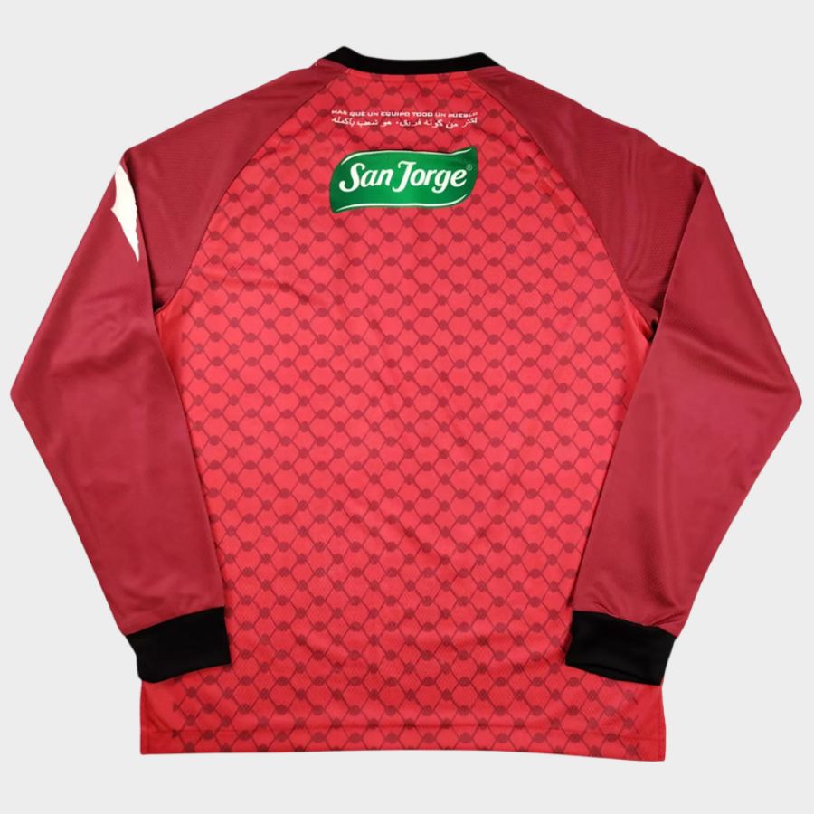 Maillot Palestine CL 2025 2026 Exterieur Rouge Manches Longues