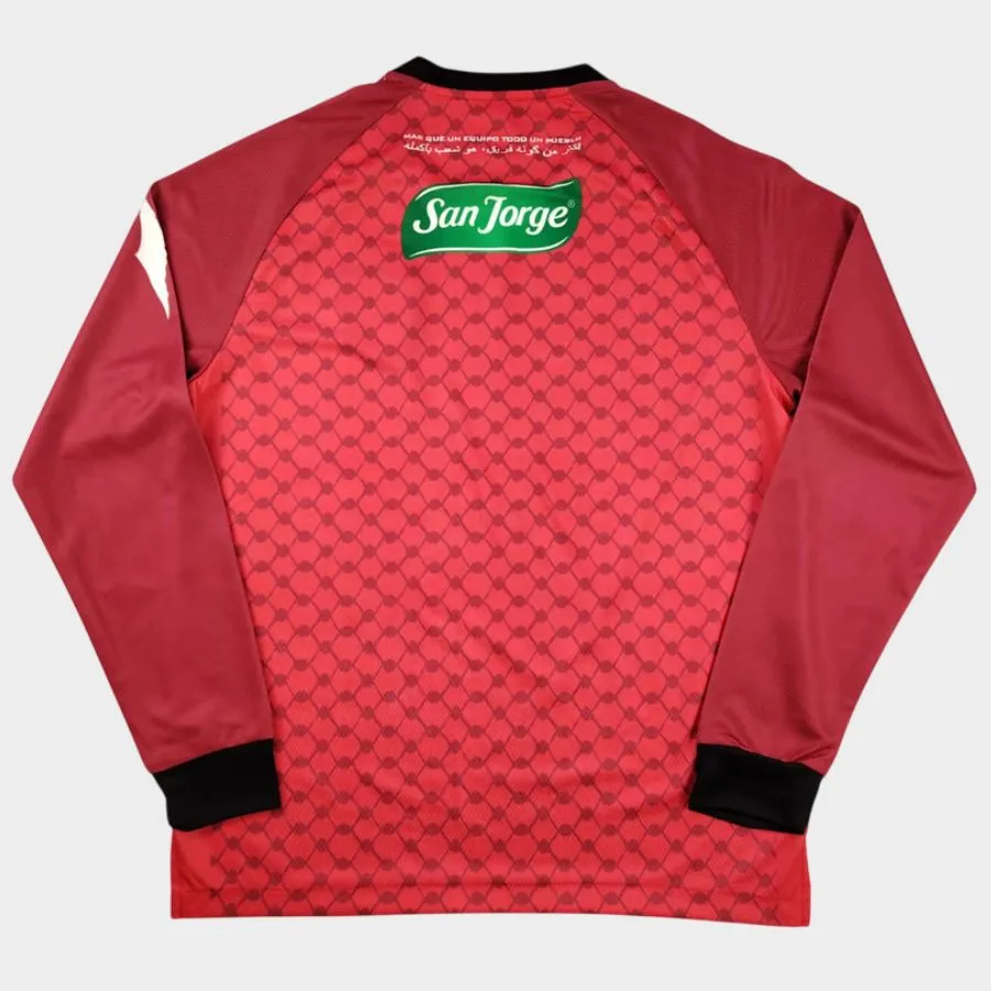 Maillot Palestine CL 2025 2026 Exterieur Rouge Manches Longues
