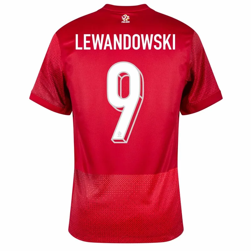 Maillot Pologne Exterieur 2024 2025 Lewandowski 2 Maillot Pologne Exterieur 2024 2025 Lewandowski