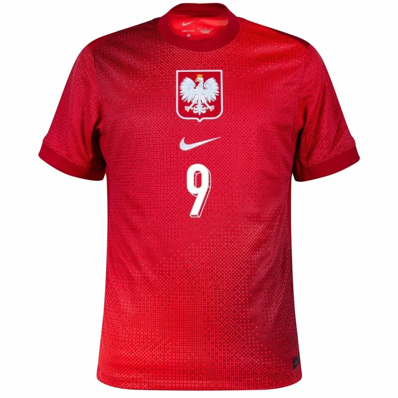 Maillot Pologne Exterieur 2024 2025 Lewandowski 3 Maillot Pologne Exterieur 2024 2025 Lewandowski