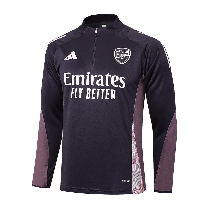 Survetement Arsenal Training 2024 2025 Noir Rose