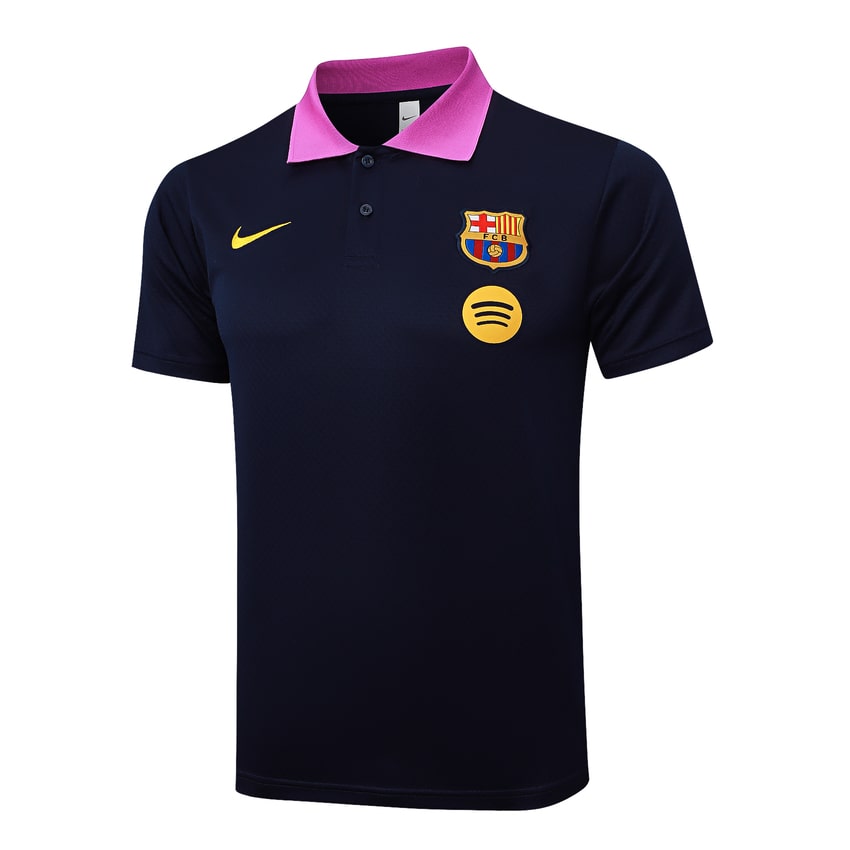 Survetement Barca Polo 2024 2025 Bleu Rose
