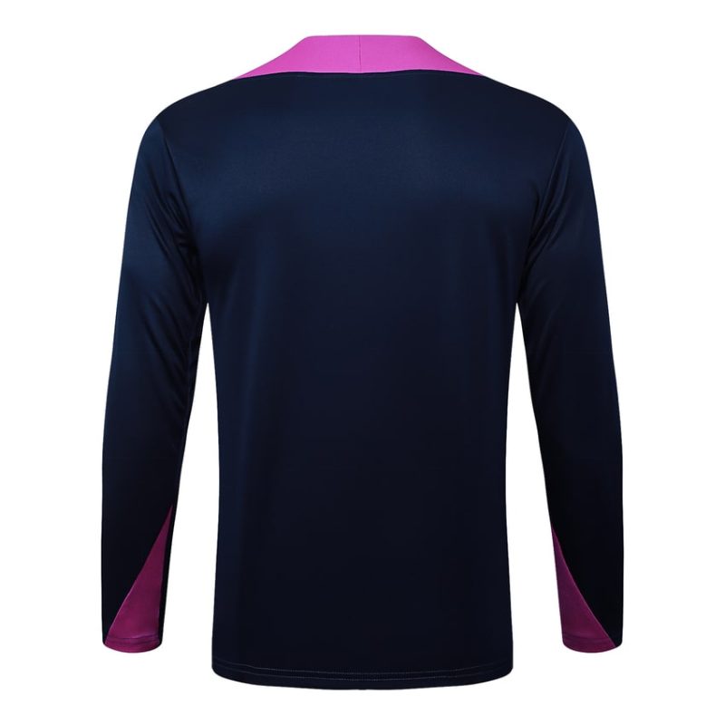 Survetement Barca Training 2024 2025 Bleu Sombre 3 Survetement Barca Training 2024 2025 Bleu Sombre