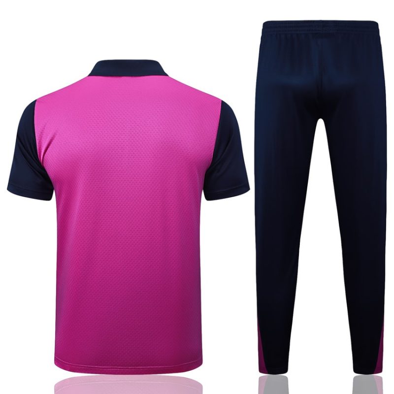 Survetement Barca Training 2024 2025 Rose Éclatant 4 Survetement Barca Polo 2024 2025 Rose Clair
