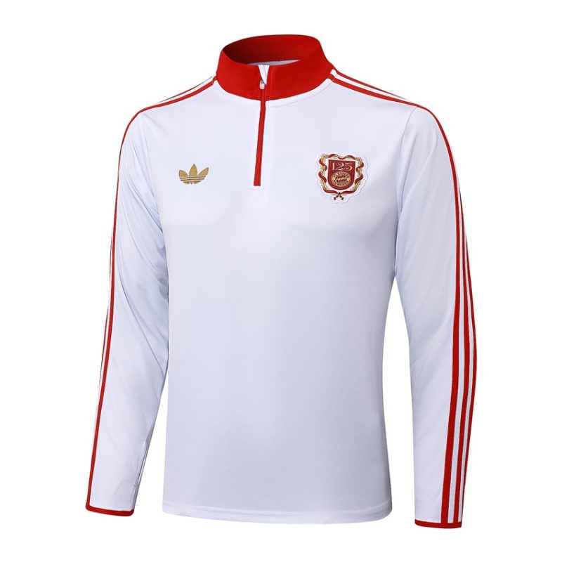 Survetement Bayern Munich Training 2024 2025 Blanc Rouge 2 Survetement Bayern Munich Training 2024 2025 Blanc Rouge