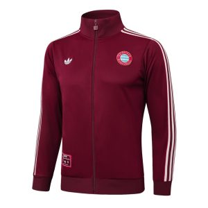 Survetement Bayern Munich Veste 2024 2025 Rouge Sombre