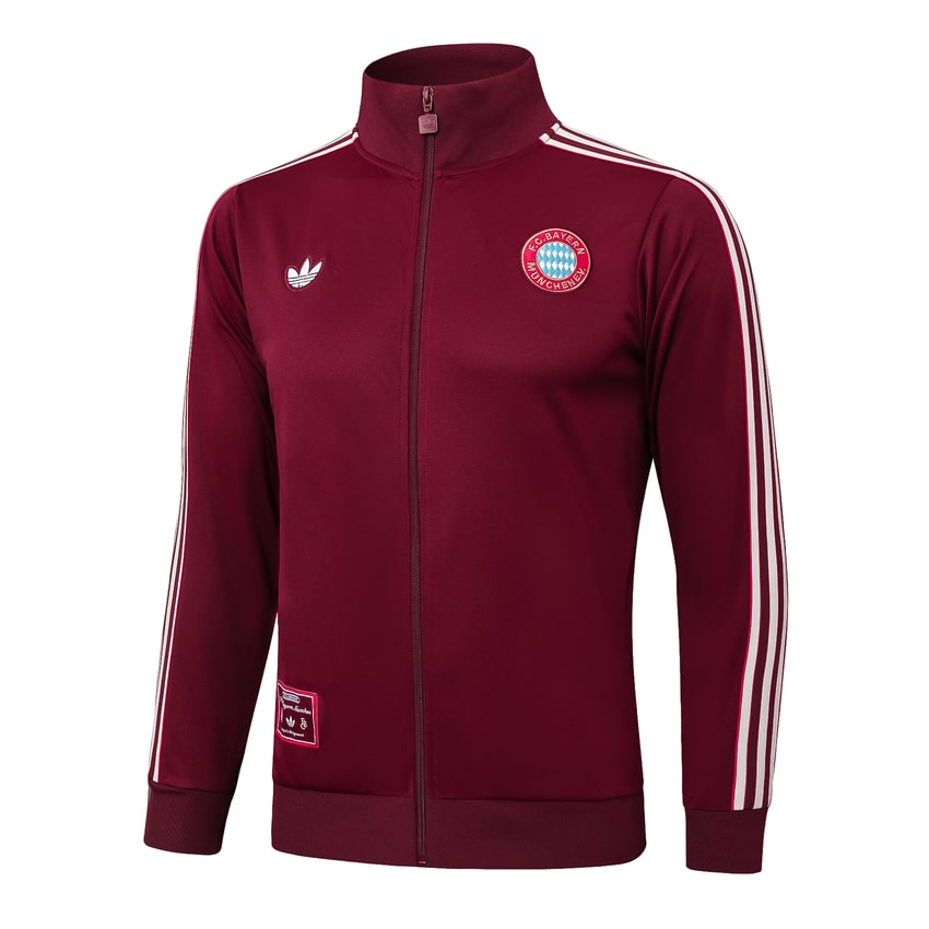 Survetement Bayern Munich Veste 2024 2025 Rouge Sombre