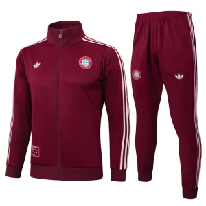 Bayern München Trainingsjacke 2024 2025 Dunkelrot