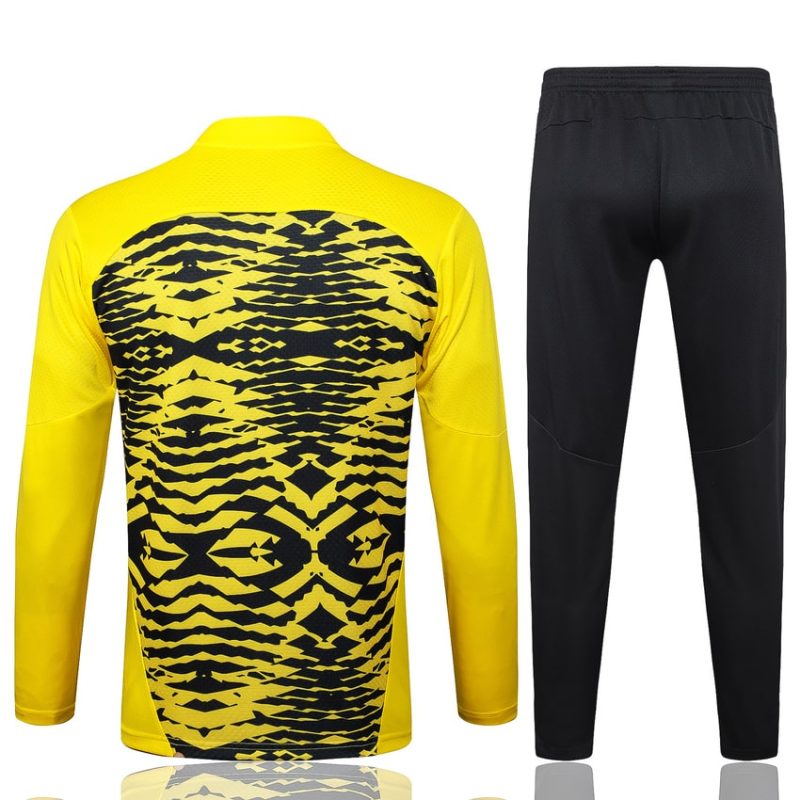 Survetement Dortmund Training 2024 2025 Jaune Noir 4 Survetement Dortmund Training 2024 2025 Jaune Noir