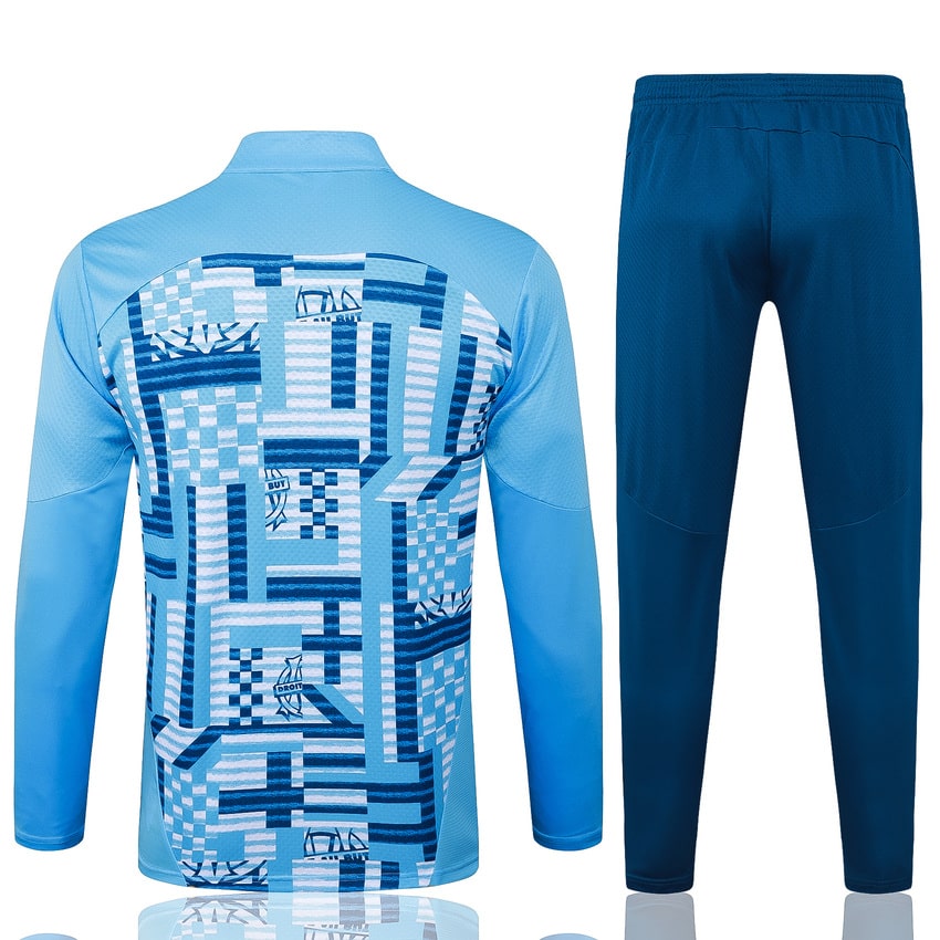 Survetement OM Training 2024 2025 Bleu Ciel