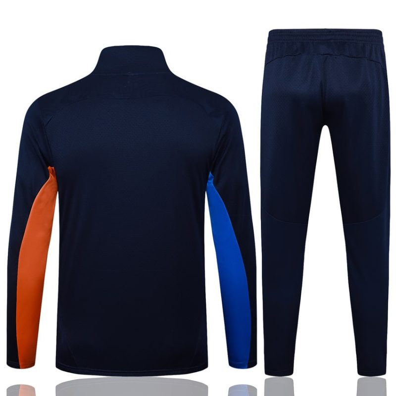 Survetement OM Veste 2024 2025 Bleu Sombre 4 Survetement OM Veste 2024 2025 Bleu Sombre