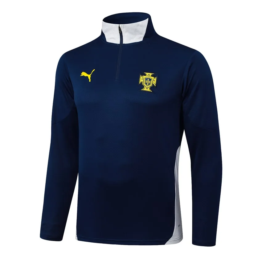 Survetement Portugal Training 2024 2025 Bleu Sombre