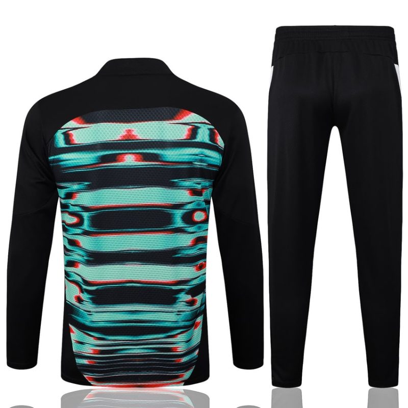 Survetement Portugal Training 2024 2025 Vert Noir 4 Survetement Portugal Training 2024 2025 Vert Noir