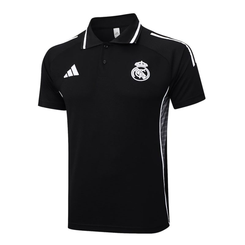 Survetement Real Madrid Polo 2024 2025 Noir Sombre 2 Survetement Real Madrid Polo 2024 2025 Noir Sombre