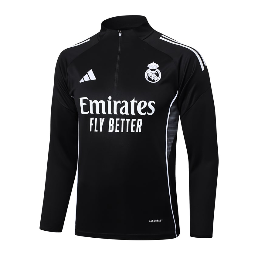 Survetement Real Madrid Training 2024 2025 Noir Sombre