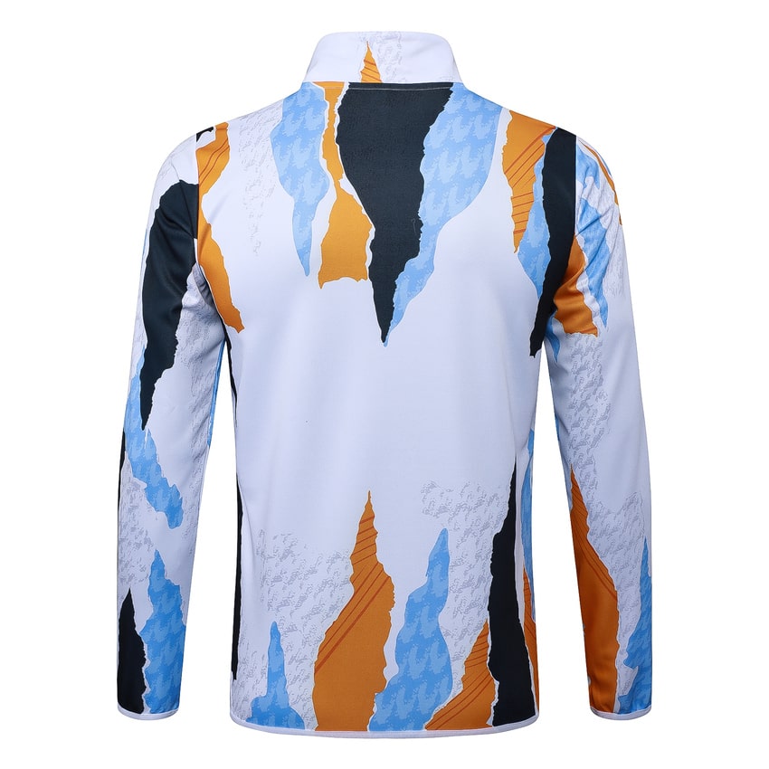 Survetement Real Madrid Veste 2024 2025 Blanc Tache