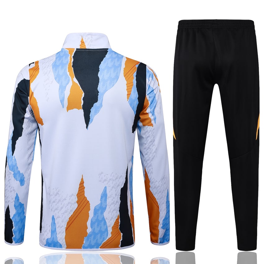 Survetement Real Madrid Veste 2024 2025 Blanc Tache